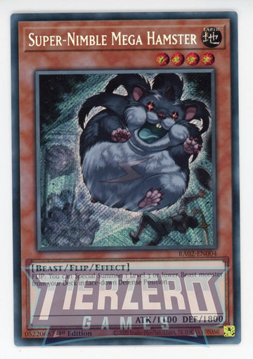 RA02-EN004 - Super-Nimble Mega Hamster - Secret Rare - 25th Anniversary Rarity Collection II