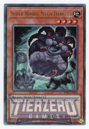 RA02-EN004 - Super-Nimble Mega Hamster (PUR) - Ultimate Rare - 25th Anniversary Rarity Collection II