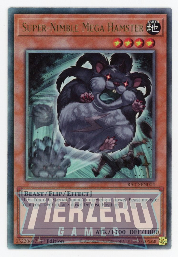 RA02-EN004 - Super Nimble Mega Hamster - Ultimate Rare - - Rarity Collection 2