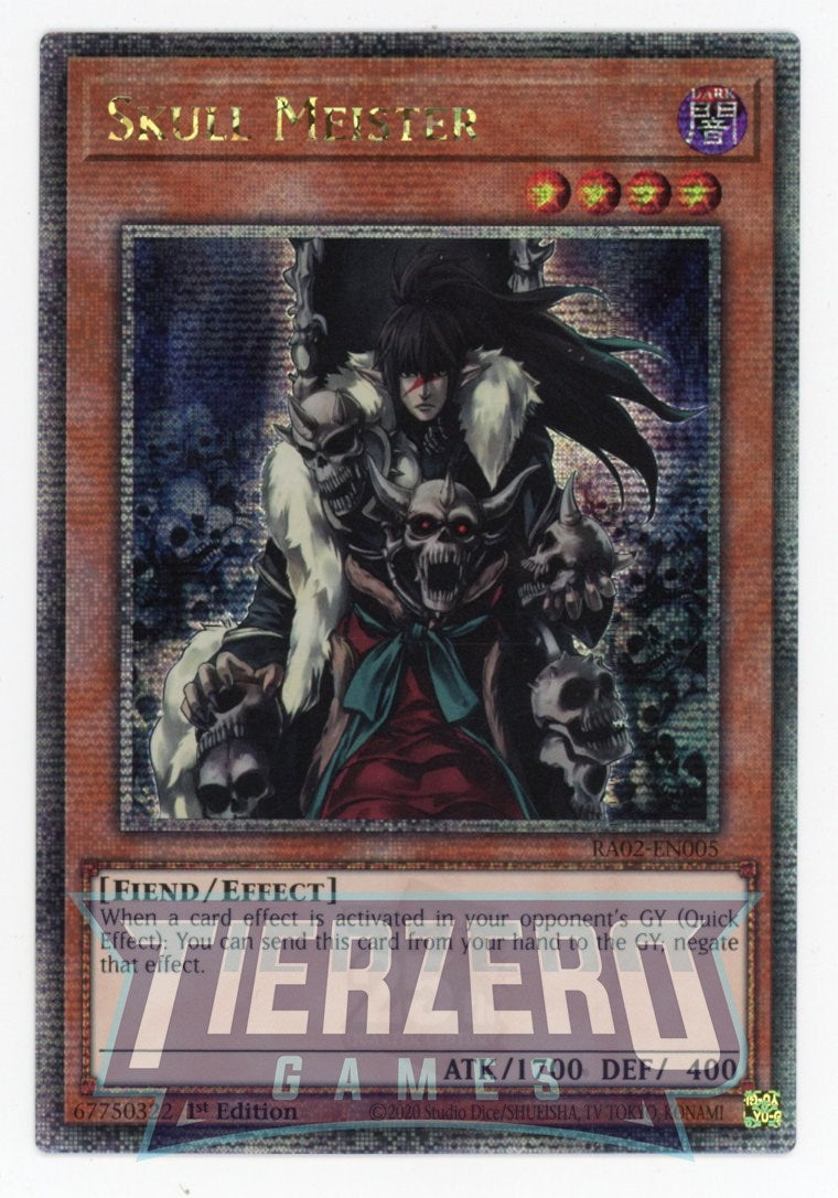 RA02-EN005 - Skull Meister - Quarter Century Secret Rare - - Rarity Collection 2