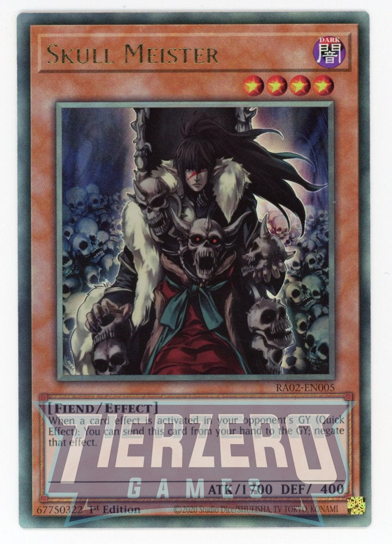 RA02-EN005 - Skull Meister - Ultimate Rare - - Rarity Collection 2