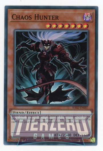 RA02-EN007 - Chaos Hunter - Super Rare - 25th Anniversary Rarity Collection II