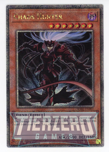 RA02-EN007 - Chaos Hunter - Quarter Century Secret Rare - 25th Anniversary Rarity Collection II