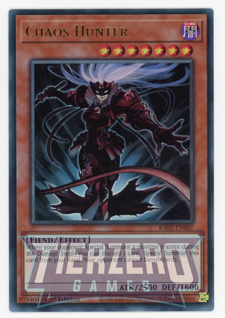 RA02-EN007 - Chaos Hunter - Ultra Rare - - Rarity Collection 2