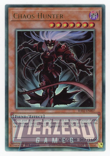 RA02-EN007 - Chaos Hunter - Ultimate Rare - 25th Anniversary Rarity Collection II