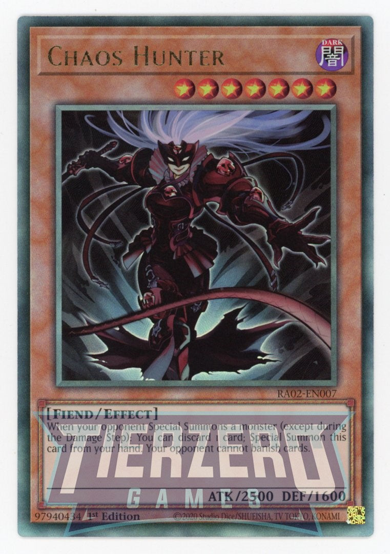 RA02-EN007 - Chaos Hunter - Ultimate Rare - - Rarity Collection 2