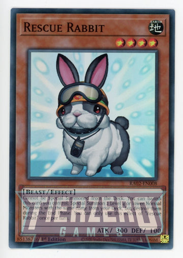 RA02-EN008 - Rescue Rabbit - Super Rare - 25th Anniversary Rarity Collection II