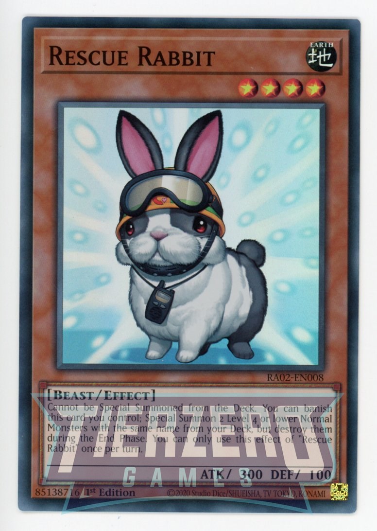 RA02-EN008 - Rescue Rabbit - Super Rare - - Rarity Collection 2