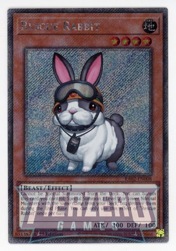 RA02-EN008 - Rescue Rabbit - Platinum Secret Rare - 25th Anniversary Rarity Collection II
