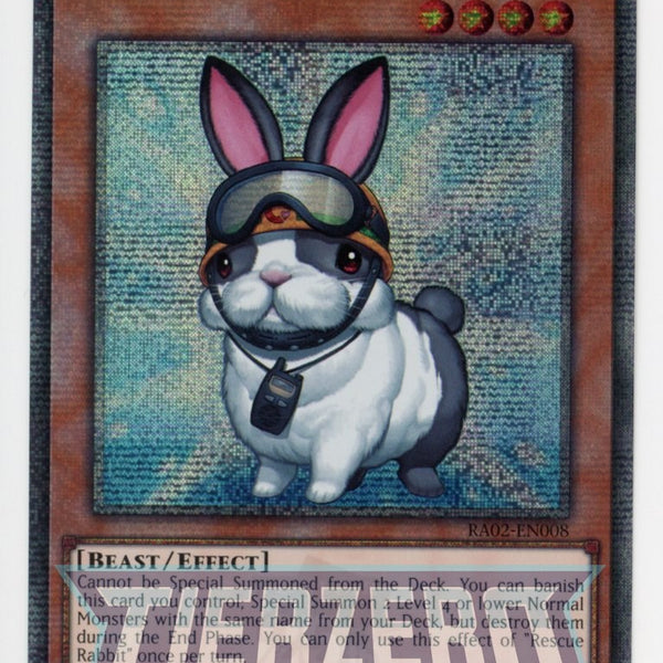 RA02-EN008 - Rescue Rabbit - Quarter Century Secret Rare