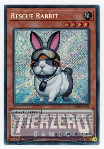 RA02-EN008 - Rescue Rabbit - Secret Rare - 25th Anniversary Rarity Collection II