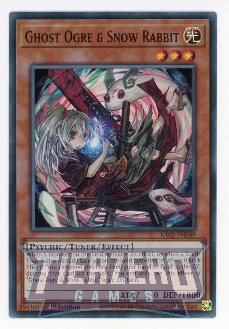 RA02-EN009 - Ghost Ogre & Snow Rabbit (Alt Art) - Super Rare - - Rarity Collection 2