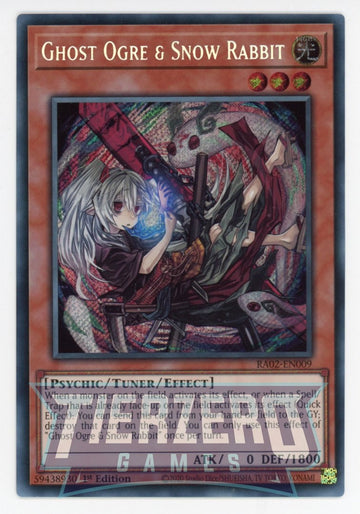 RA02-EN009 - Ghost Ogre & Snow Rabbit (Alternate Art) - Secret Rare - 25th Anniversary Rarity Collection II