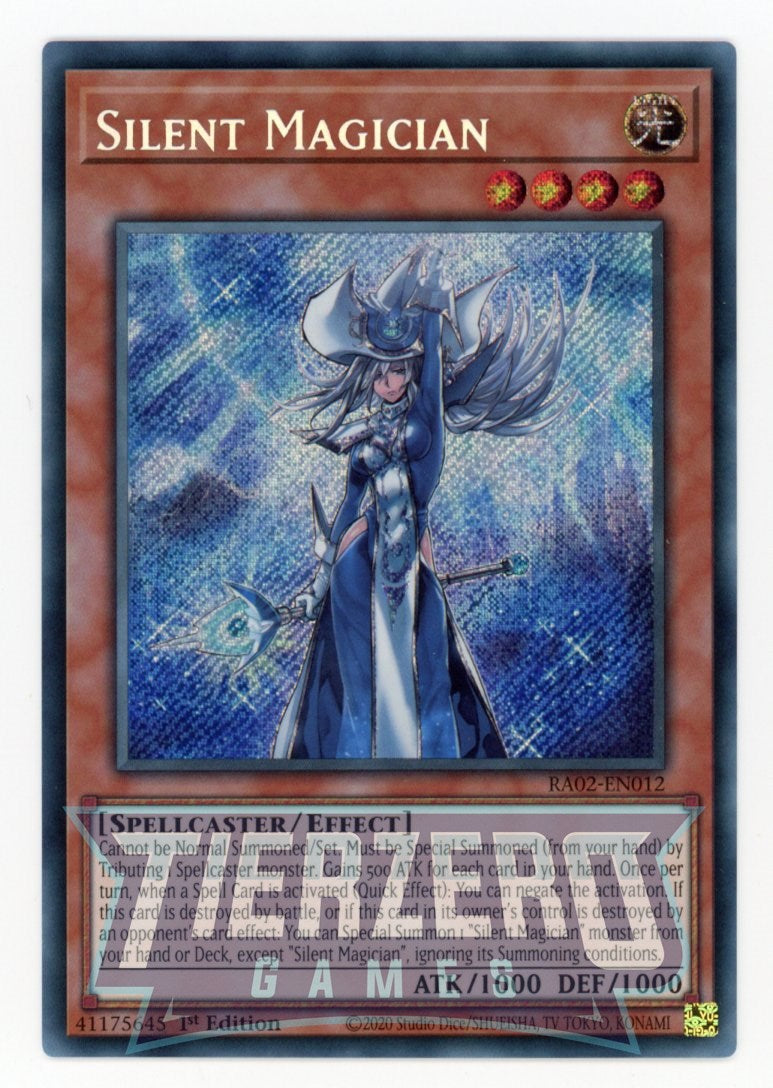 RA02-EN012 - Silent Magician - Secret Rare - - Rarity Collection 2