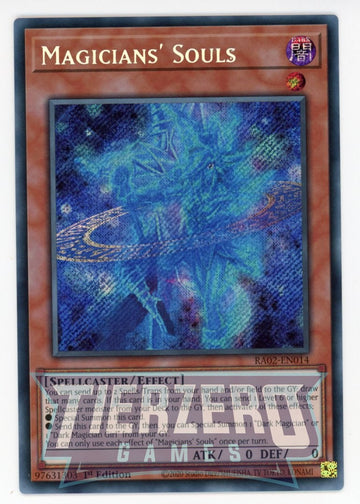 RA02-EN014 - Magicians' Souls - Secret Rare - 25th Anniversary Rarity Collection II