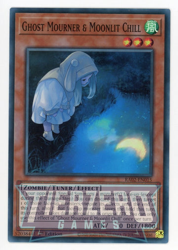 RA02-EN015 - Ghost Mourner & Moonlit Chill (Alternate Art) - Super Rare - 25th Anniversary Rarity Collection II