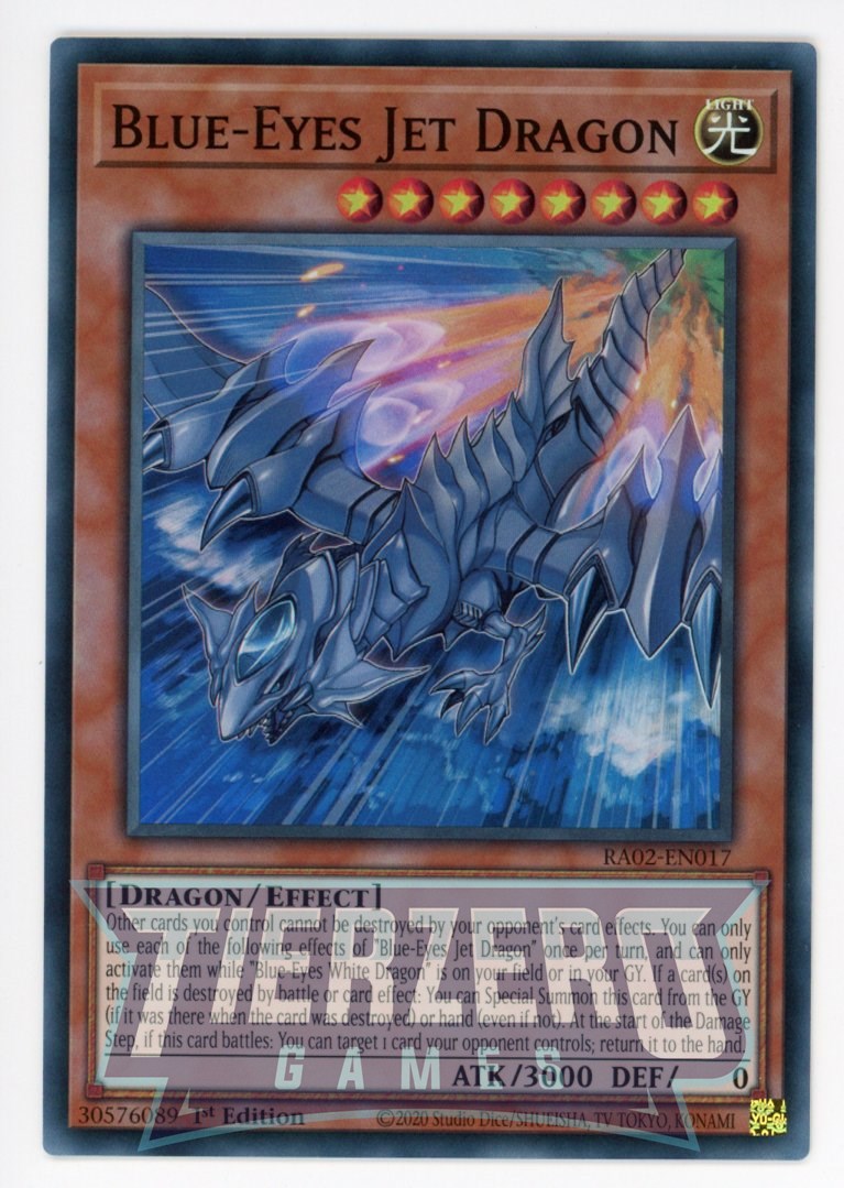 RA02-EN017 - Blue-Eyes Jet Dragon - Super Rare - - Rarity Collection 2