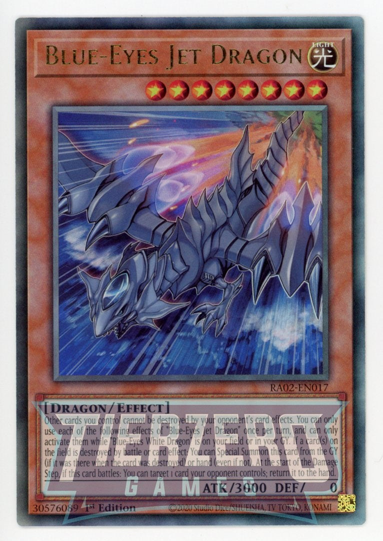 RA02-EN017 - Blue-Eyes Jet Dragon - Ultimate Rare - - Rarity Collection 2