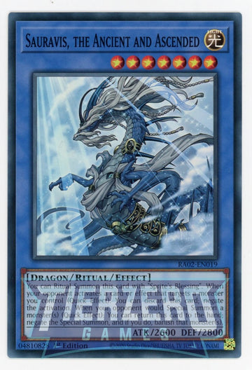 RA02-EN019 - Sauravis, the Ancient and Ascended - Super Rare - 25th Anniversary Rarity Collection II