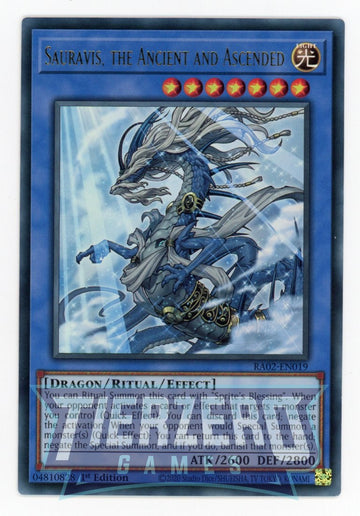 RA02-EN019 - Sauravis, the Ancient and Ascended - Ultra Rare - 25th Anniversary Rarity Collection II