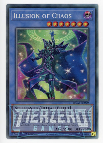 RA02-EN020 - Illusion of Chaos (PCR) - Collector's Rare - 25th Anniversary Rarity Collection II