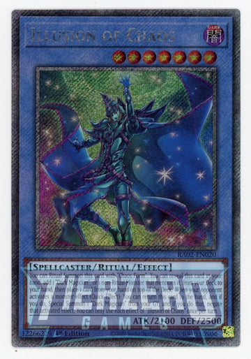 RA02-EN020 - Illusion of Chaos - Platinum Secret Rare - 25th Anniversary Rarity Collection II