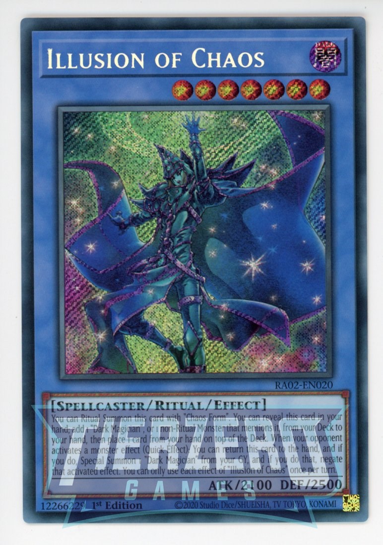 RA02-EN020 - Illusion of Chaos - Secret Rare - - Rarity Collection 2