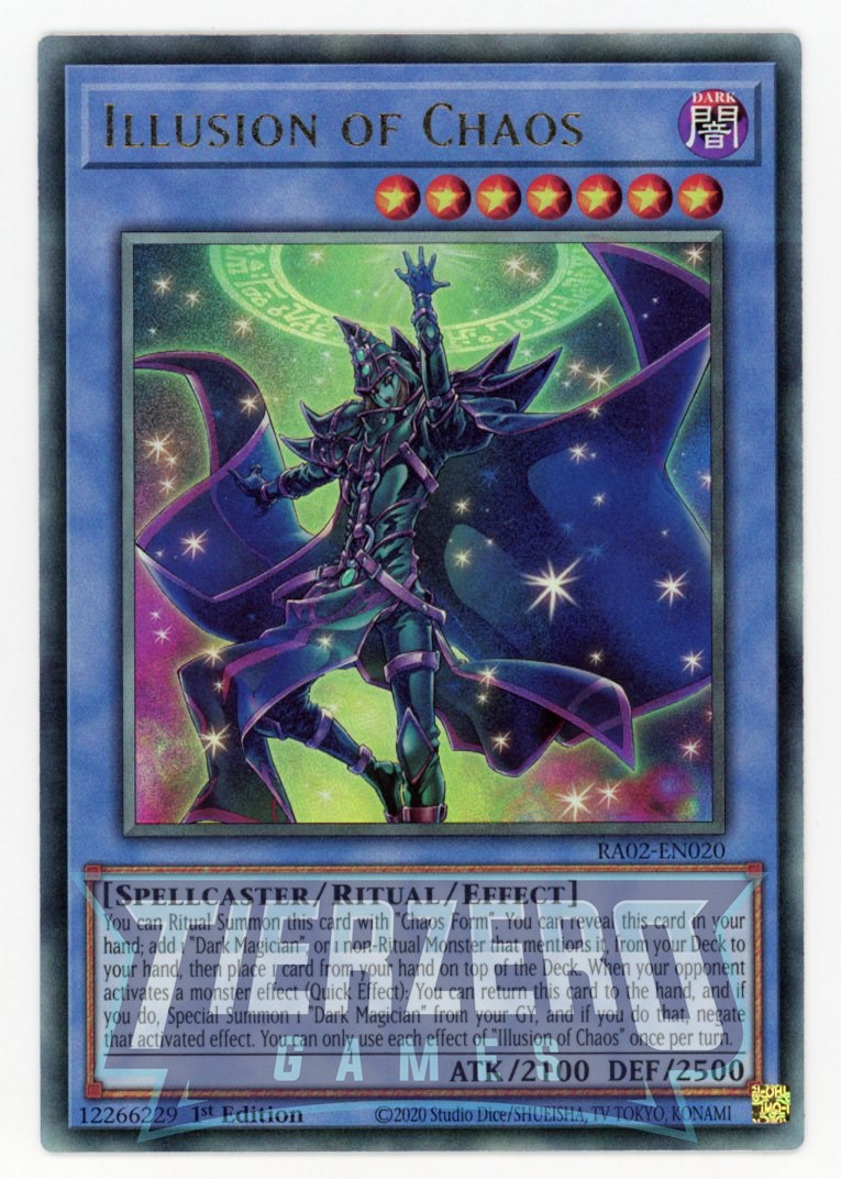 RA02-EN020 - Illusion of Chaos - Ultimate Rare - - Rarity Collection 2