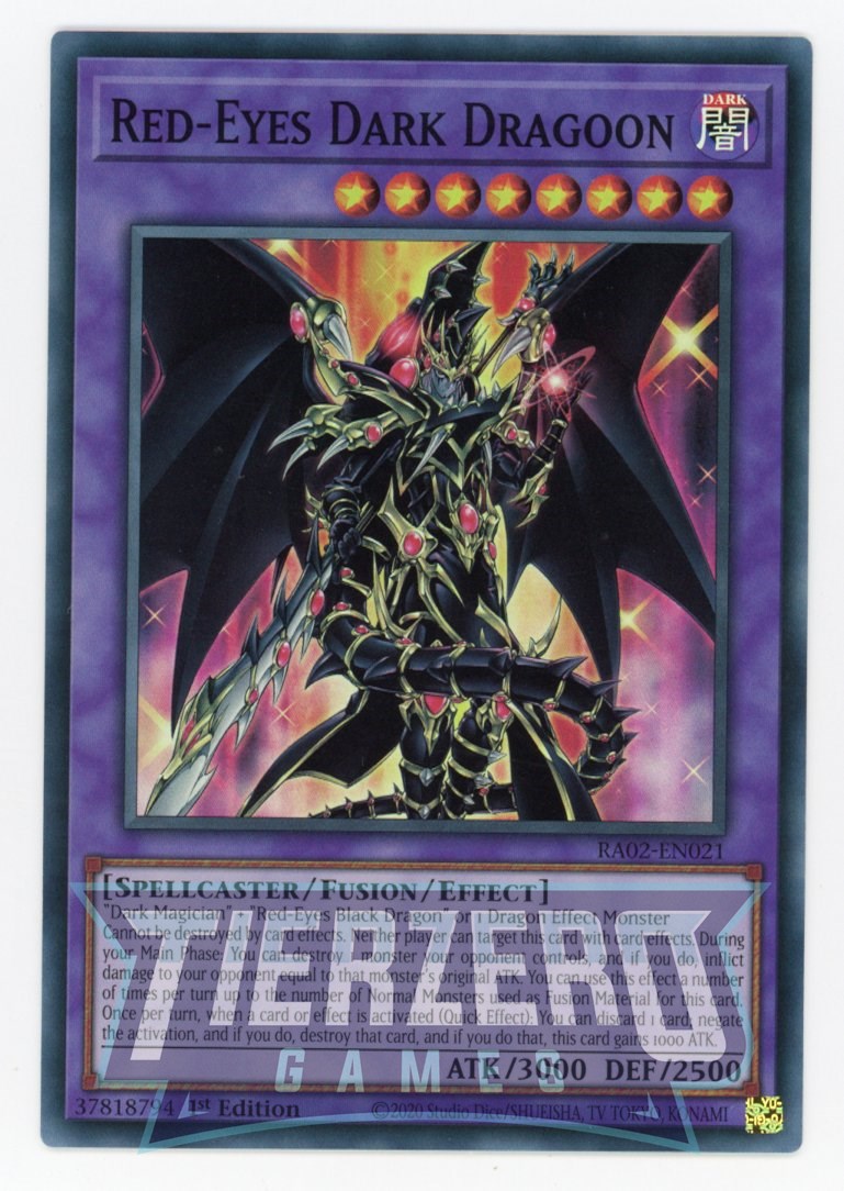 RA02-EN021 - Red-Eyes Dark Dragoon - Super Rare - - Rarity Collection 2