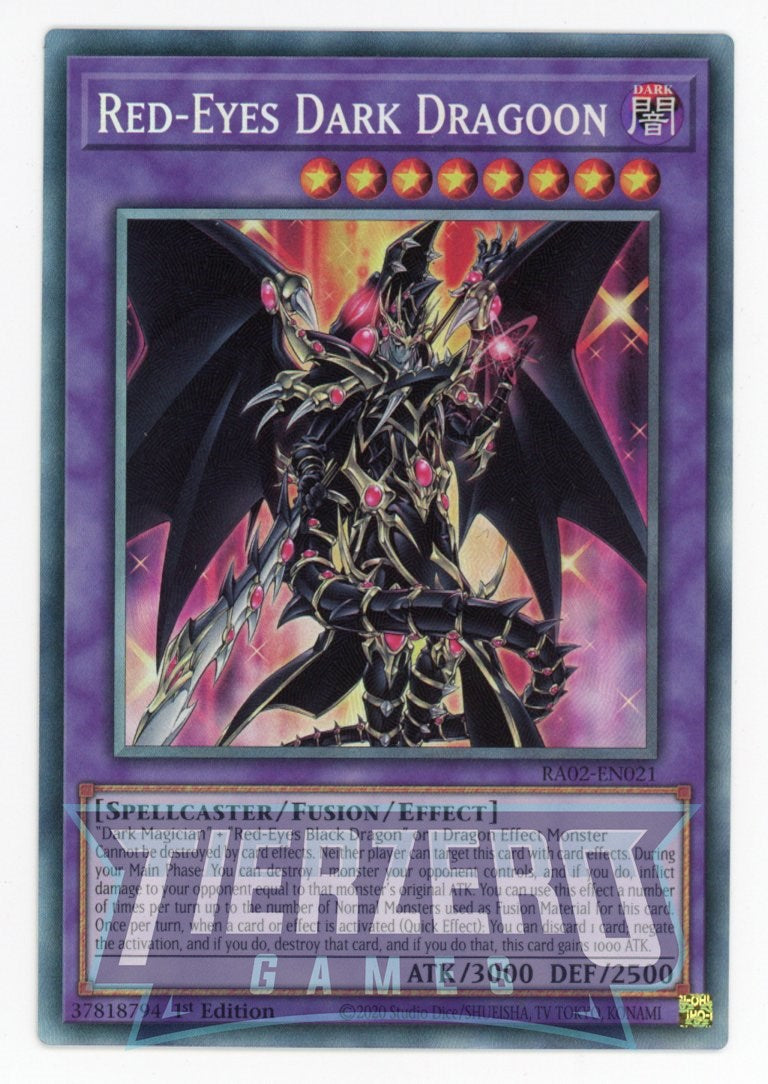 RA02-EN021 - Red-Eyes Dark Dragoon - Collector's Rare - - Rarity Collection 2