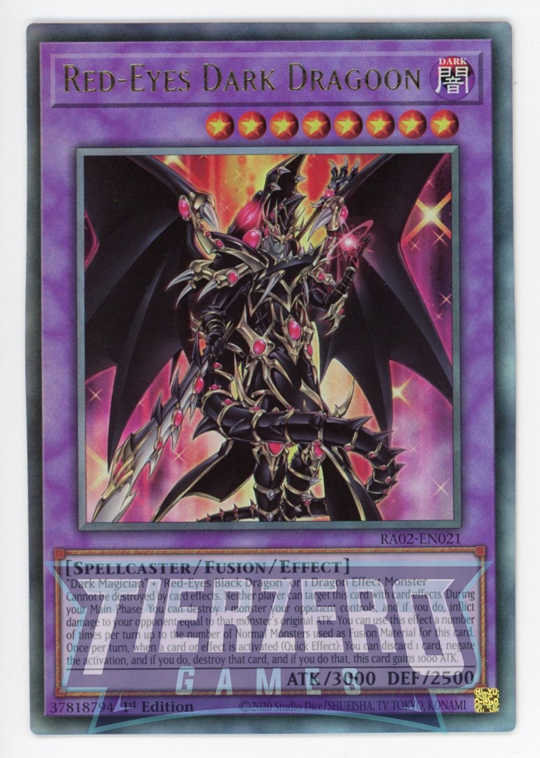 RA02-EN021 - Red-Eyes Dark Dragoon - Ultimate Rare - - Rarity Collection 2