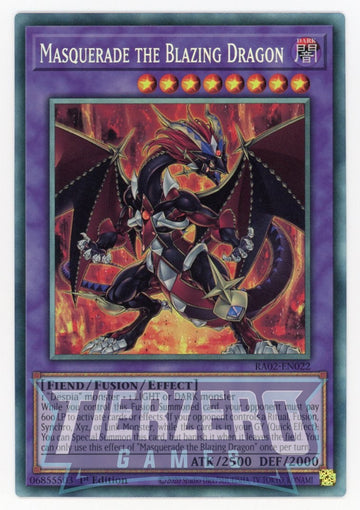 RA02-EN022 - Masquerade the Blazing Dragon - Collector's Rare - 25th Anniversary Rarity Collection II