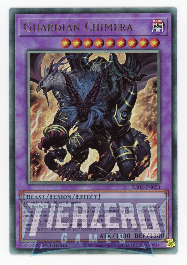 RA02-EN023 - Guardian Chimera - Ultimate Rare - - Rarity Collection 2