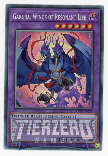 RA02-EN024 - Garura, Wings of Resonant Life (PCR) - Collector's Rare - 25th Anniversary Rarity Collection II