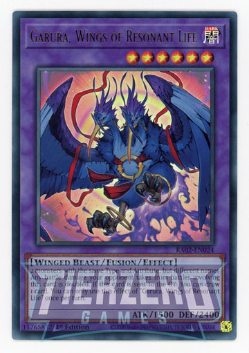 RA02-EN024 - Garura, Wings of Resonant Life (UR) - Ultra Rare - 25th Anniversary Rarity Collection II