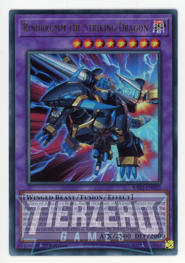 RA02-EN025 - Rindbrumm the Striking Dragon - Ultra Rare - 25th Anniversary Rarity Collection II