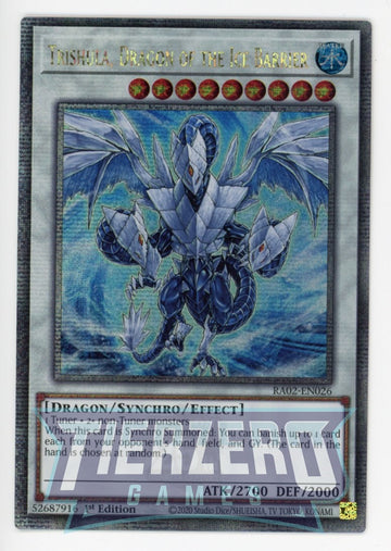 RA02-EN026 - Trishula, Dragon of the Ice Barrier - Quarter Century Secret Rare - 25th Anniversary Rarity Collection II
