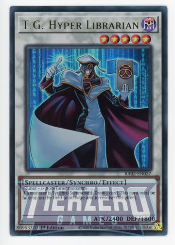 RA02-EN027 - T.G. Hyper Librarian (UR) - Ultra Rare - 25th Anniversary Rarity Collection II