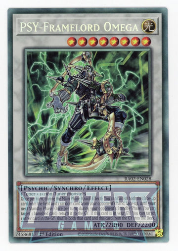 RA02-EN028 - PSY-Framelord Omega - Collector's Rare - 25th Anniversary Rarity Collection II