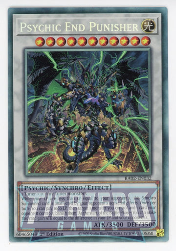 RA02-EN032 - Psychic End Punisher - Collector's Rare - 25th Anniversary Rarity Collection II
