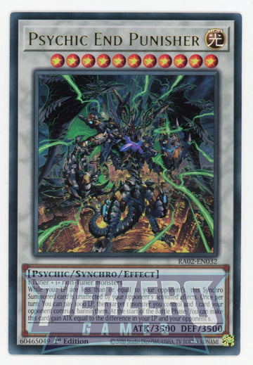 RA02-EN032 - Psychic End Punisher - Ultra Rare - 25th Anniversary Rarity Collection II