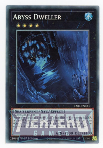 RA02-EN033 - Abyss Dweller - Collector's Rare - 25th Anniversary Rarity Collection II