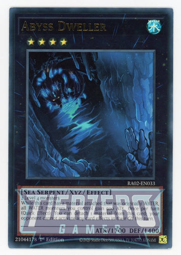 RA02-EN033 - Abyss Dweller - Ultra Rare - 25th Anniversary Rarity Collection II