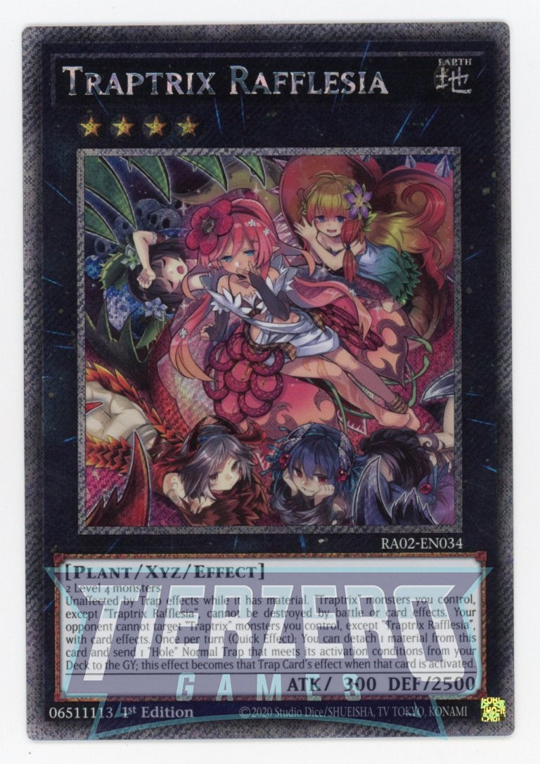 RA02-EN034 - Traptrix Rafflesia - Platinum Secret Rare - - Rarity Collection 2