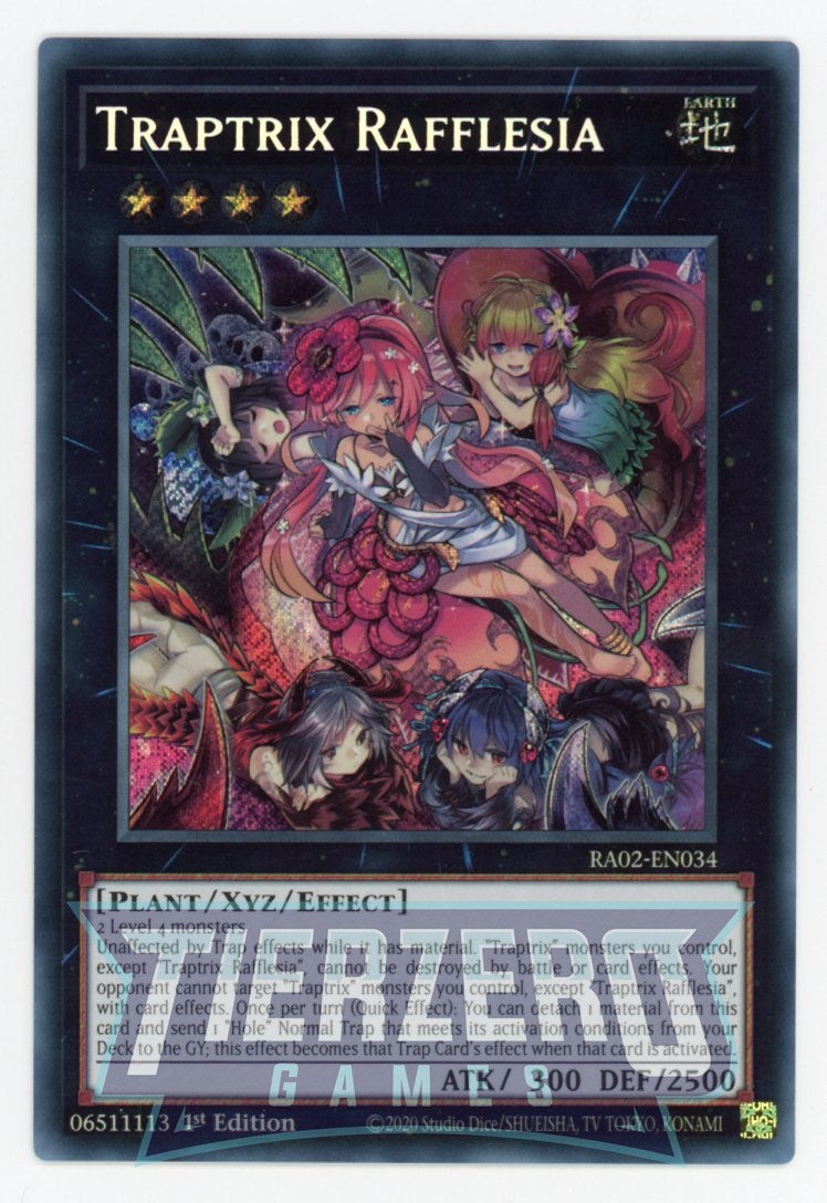 RA02-EN034 - Traptrix Rafflesia - Secret Rare - - Rarity Collection 2