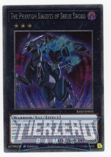 RA02-EN035 - The Phantom Knights of Break Sword - Platinum Secret Rare - 25th Anniversary Rarity Collection II
