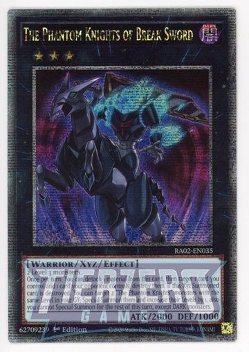 RA02-EN035 - The Phantom Knights of Break Sword - Quarter Century Secret Rare - 25th Anniversary Rarity Collection II