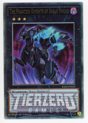 RA02-EN035 - The Phantom Knights of Break Sword (PUR) - Ultimate Rare - 25th Anniversary Rarity Collection II