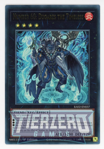 RA02-EN037 - Number 60: Dugares the Timeless - Ultra Rare - 25th Anniversary Rarity Collection II