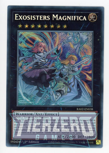 RA02-EN038 - Exosisters Magnifica - Secret Rare - 25th Anniversary Rarity Collection II
